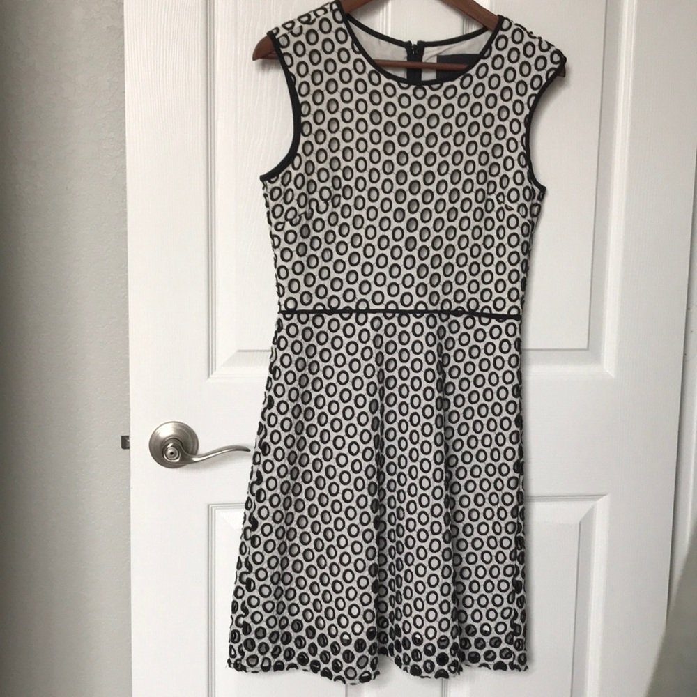 J. Crew Grommet Patterned Dress